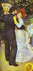 Pierre Auguste Renoir Canvas Paintings - Country Dance (Aline Charigot and Paul Lhote)